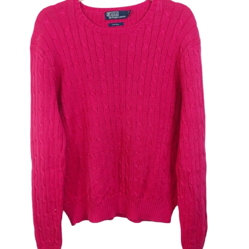 Polo Ralph Lauren 100% cotton cable knit sweater